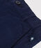Children's Bermuda shorts in plain cotton MEDIEVAL blue