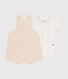 Babies' Lightweight Fleece Dungaree Set