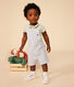 Babies' Seersucker Dungaree Shorts