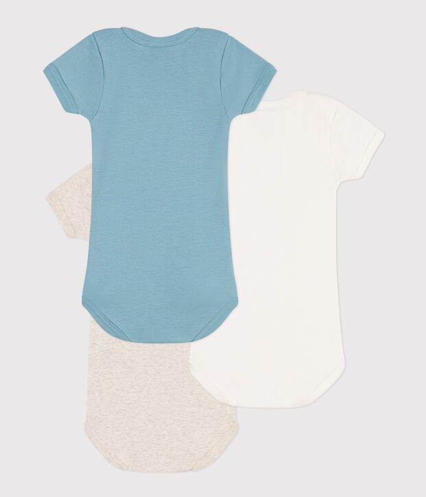 Short-Sleeved 130 Ans Cotton Bodysuits - 3-Pack multicolor