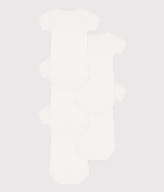 Short-Sleeved Cotton Rabbit Bodysuits - Pack of 5 variante 1