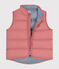 Children's Sleeveless Quilted Padded Jacket ROSEWOOD pink
