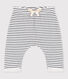 Babies' Sailor Striped Cotton Tube Knit Trousers