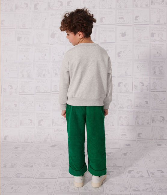 Children's Unisex Fleece Sweatshirt BELUGA CHINE grey