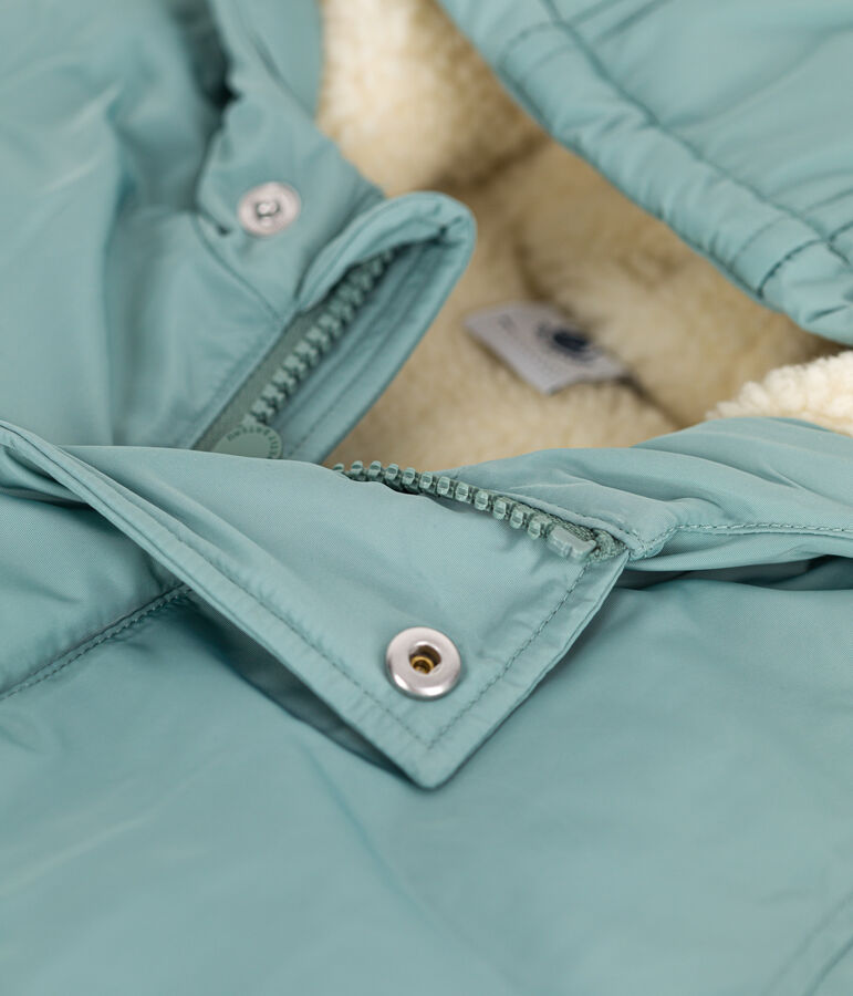 Babies' polyester parka PAUL green