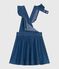 Children's denim pinafore dress DENIM MOYEN blue