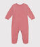 Babies' velour pyjamas ROSEWOOD pink