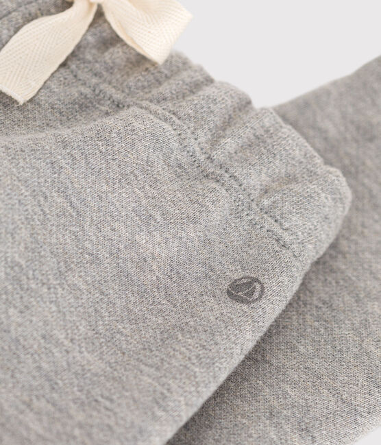 Babies' fleece trousers CHATON CHINE grey