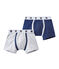Set of 2 boys' boxers LOT white
