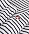 Women's stripy cotton terry pyjamas MILK blue/SOIR