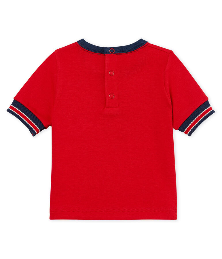 Baby boys' t-shirt with motif red