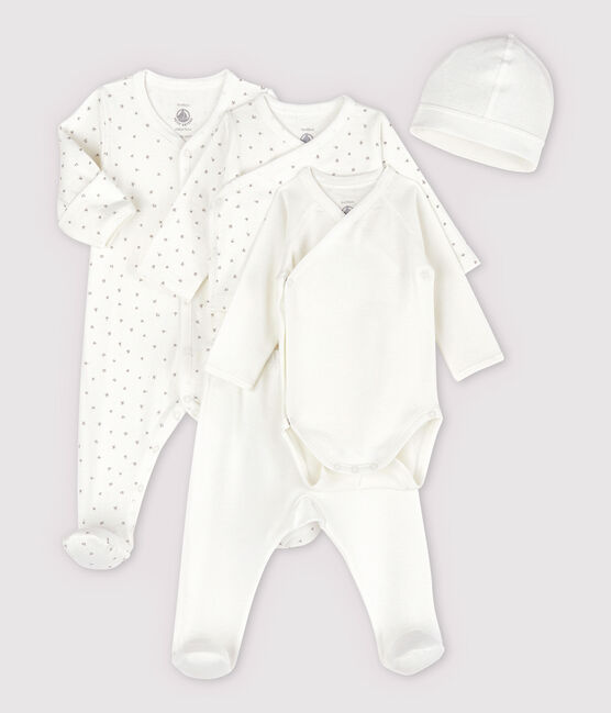 Organic Cotton Tube Knit Newborn Baby Kit variante 1
