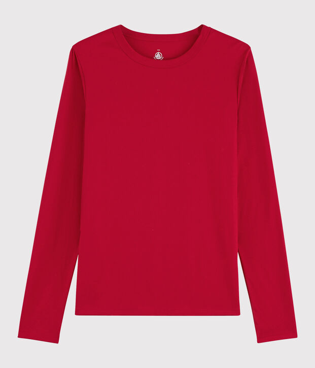 Women's Sea Island cotton T-shirt red