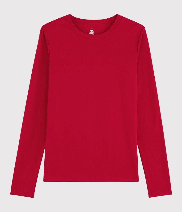 Women's Sea Island cotton T-shirt TERKUIT red