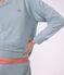 Women's plain cotton terry pyjamas SEDUMBLUE