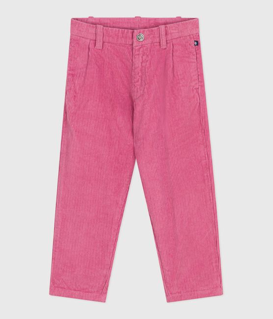 Children's plain corduroy trousers BOUDOIR