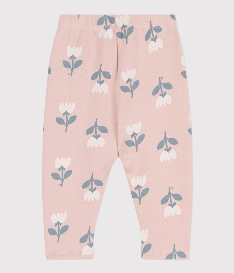 Babies' Printed Fleece Trousers pink/multicolor