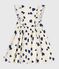 Children's sleeveless cotton dress MILK blue/SOIR