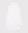 Baby sleeping bag in openwork cotton with hearts 0.5 TOG MARSHMALLOW white
