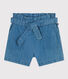 Girls' Light Denim Shorts