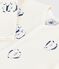 Babies' floral-print brushed fleece pyjamas with a petal collar MILK /MULTICO