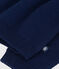 Babies' plain wool and cotton knit cardigan with a collar SOIR