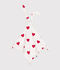 Heart Themed Cotton Comforter white/red