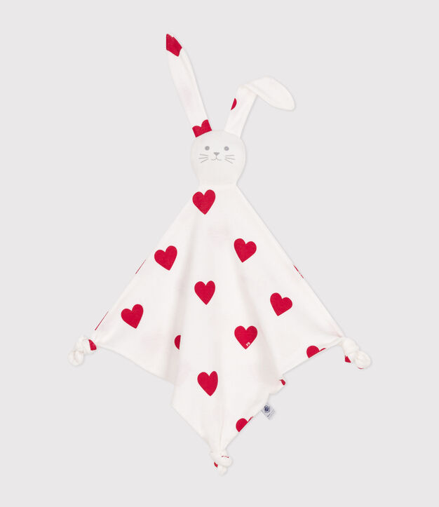 Heart Themed Cotton Comforter white/red