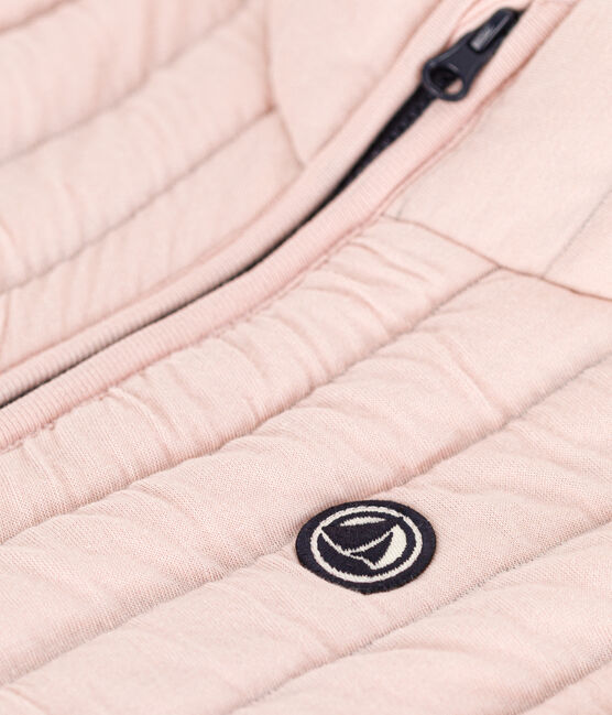 Children's unisex tube knit bodywarmer SALINE pink