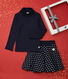 Girls' Skirt and Polo Neck Gift Set