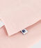 Children's Unisex Long-Sleeved Wool and Cotton T-Shirt SALINE pink