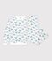 Women's Paris print cotton pyjamas white/multicolor