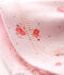 Unisex newborn baby printed bonnet VIENNE pink/MULTICO white