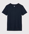 Women's Sea Island cotton T-shirt MARINE blue