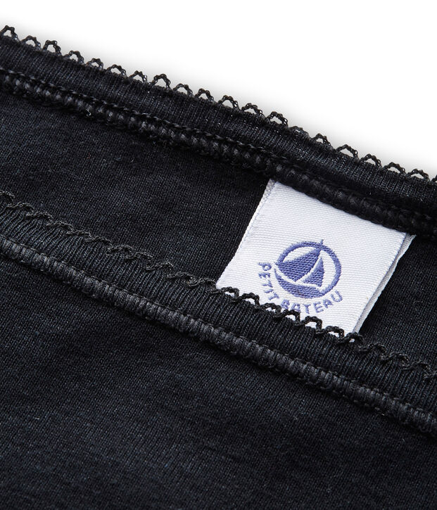 Women's cotton pants black