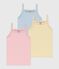 Pack of children's stripy cotton tank tops variante 1