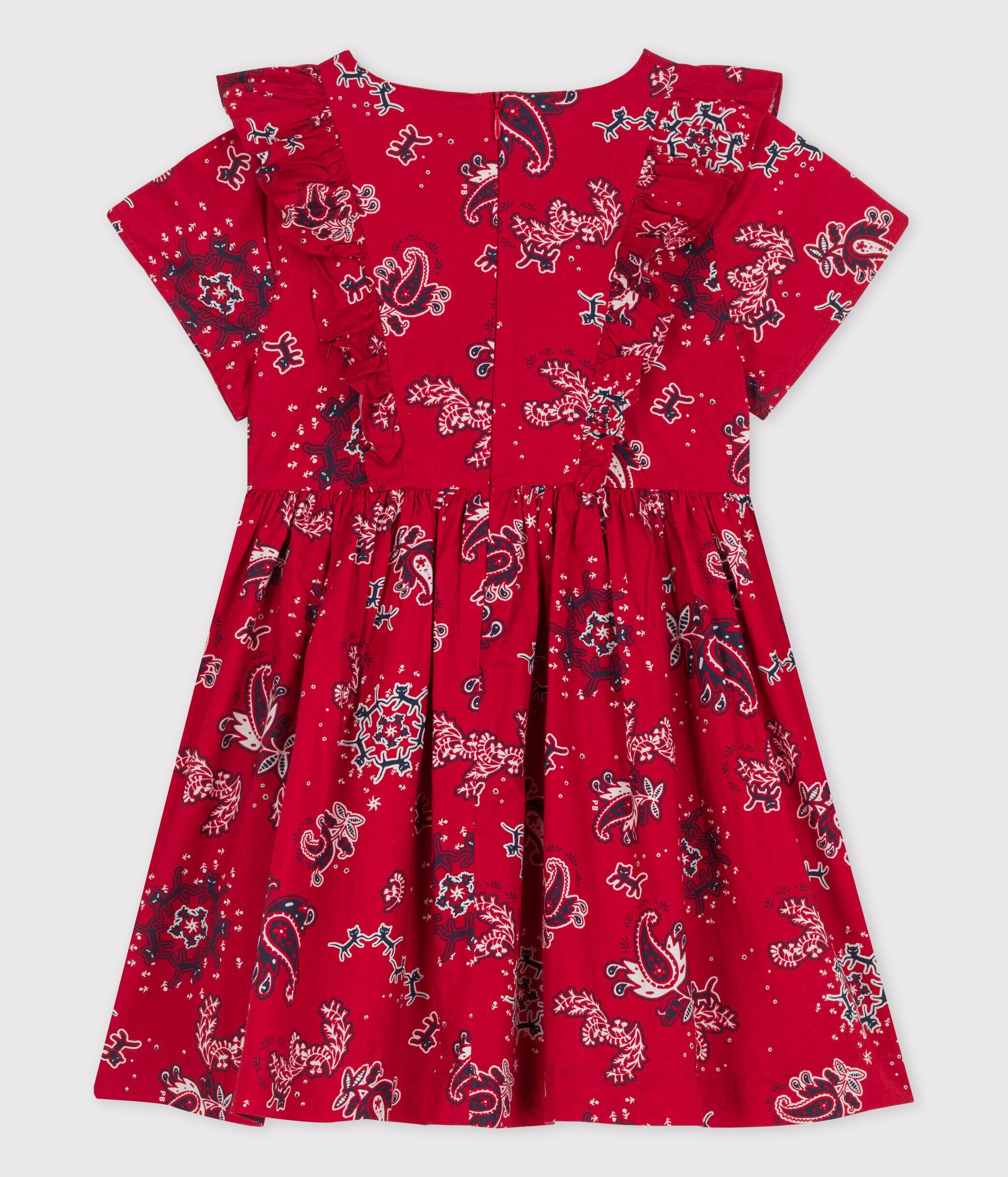 Short red on sale floral dress