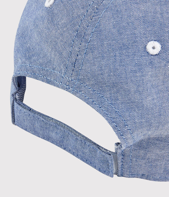 Boys' Chambray Cap DENIM TRES CLAIR NÂ°5 blue