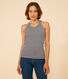 Women's Iconic Stripy Cotton Vest Top