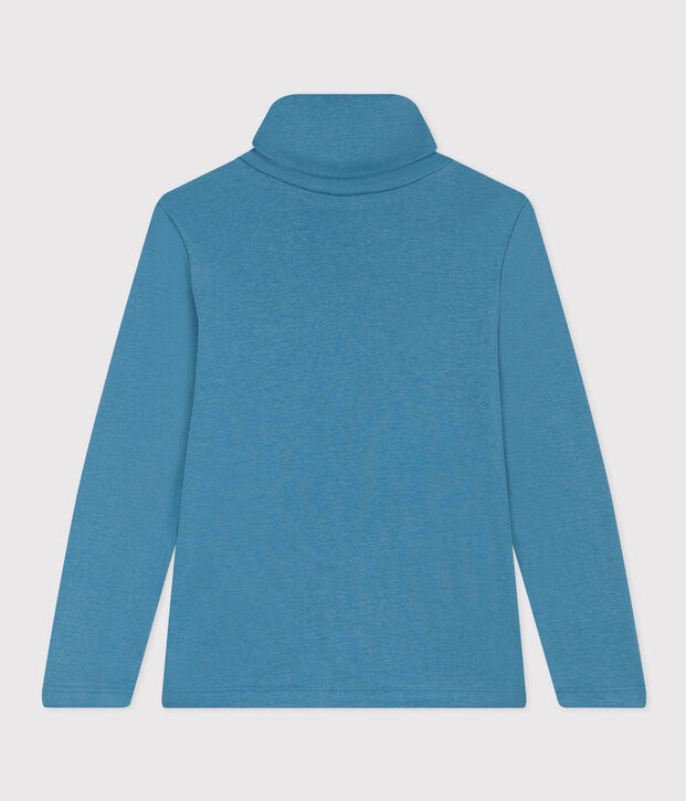 Unisex Children's Cotton Polo Neck blue