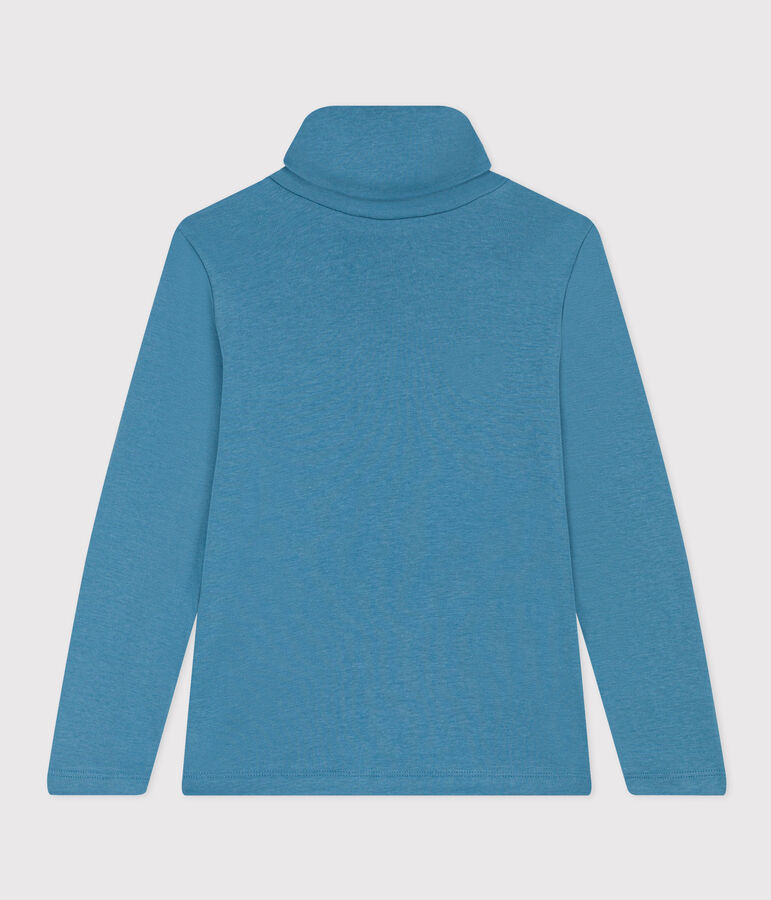 Unisex Children's Cotton Polo Neck blue