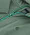 Boys' Cotton Rib Zip-Up Hoodie CROCO green