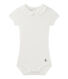 Baby girls' bodysuit with collar