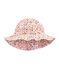 Girls' Sun hat MARSHMALLOW white/MULTICO white