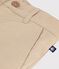 Children's Bermuda shorts in plain cotton SANDER beige