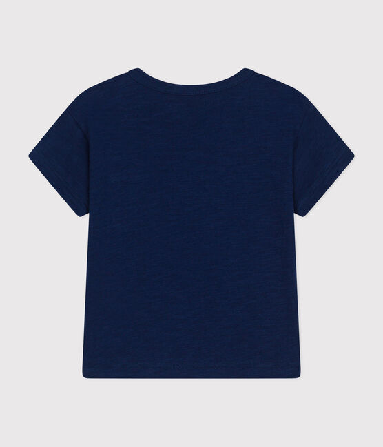 Babies' Short-Sleeved Slub Jersey T-Shirt MEDIEVAL blue