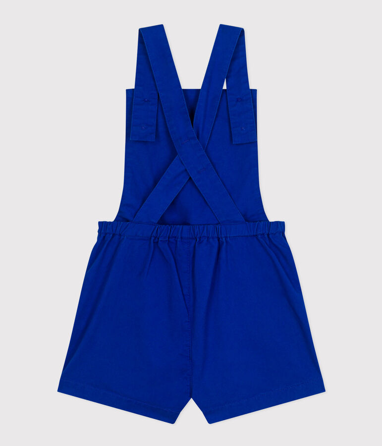 Girls' Short Dungarees blue