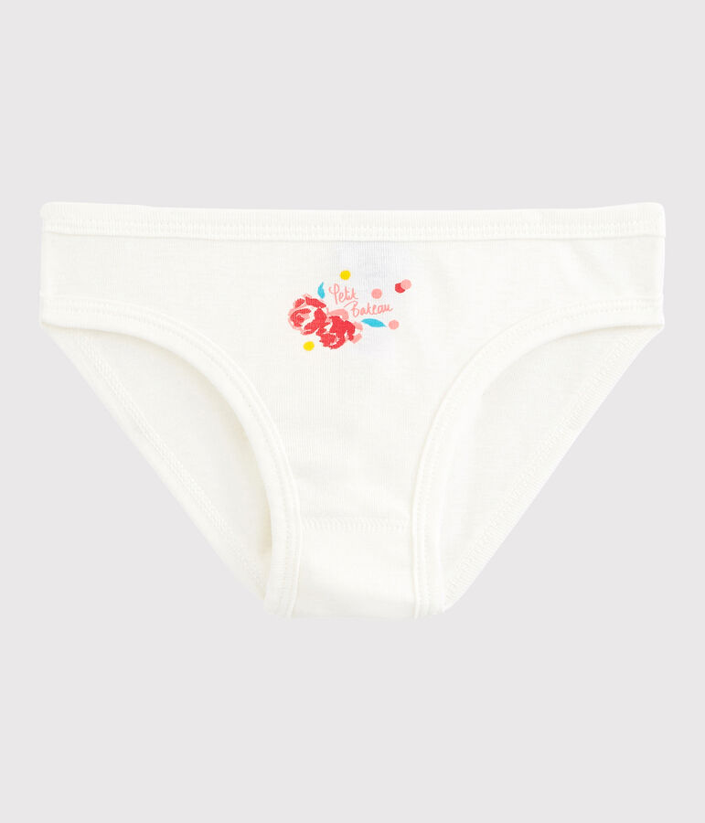 Girls' Cotton Knickers white