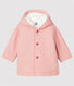 Girl's coat in wool fabric