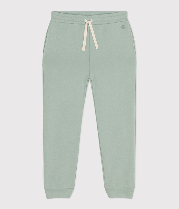 Girls' fleece jogging bottoms green